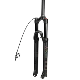 SJHFG Mountain Bike Fork MTB Front Suspension Forks, 26 / 27.5 / 29in Damping Adjustment Damping Manual Lockout-Remote Lockout Bicycle Accessories (Color : Straight canal-b, Size : 26in)