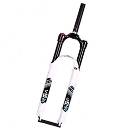 Lsqdwy Spares MTB Shoulder Control Locked Up Carbon Air Fork 26 / 27.5 / 29 Suspension Fork Quick Release Mountain Bike Fork For Bicycle (Color : White, Size : 29)