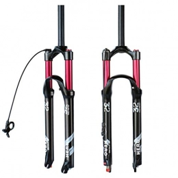 GrVpM Spares MTB Suspension Fork, 1-1 / 8" Lightweight Magnesium Alloy HL / RL Air Fork Axis 9x100mm QR Travel 120mm, RL / Straight-27.5inch