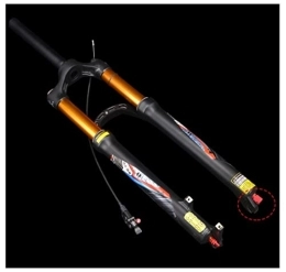 SHKJ Spares MTB Suspension Fork 26 / 27.5 / 29 Inch Mountain Bike Air Fork Travel 120mm Damping Adjustable 1-1 / 8" Bicycle Front Fork QR 9mm (Color : RL, Size : 27.5inch)