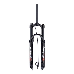Generic Mountain Bike Fork MTB Suspension Fork 26 / 27.5 / 29 Inches, Straight Tube Spring Front Fork Travel 120mm Mountain Bike Fork Manual Locking XC Bicycle Forks, wire control, 27.5inch
