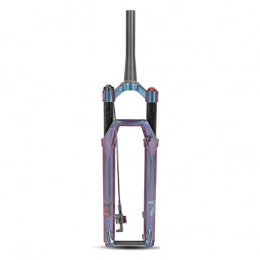 TYXTYX Mountain Bike Fork MTB Suspension Fork 27.5" 29" Bike, Lightweight 1-1 / 8" Tapered Remote Lockout Air Forks Travel: 100mm - 1750g