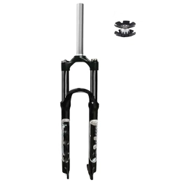 MabsSi Mountain Bike Fork MTB Suspension Forks 26 / 27.5 / 29 Inch Mechanical Hydraulic Spring Mountain Bike Air Front Fork Manual Lock 9mm QR Disc Brake (2 Choices)(Size:27.5 INCH, Color:MECHANICAL FORK)