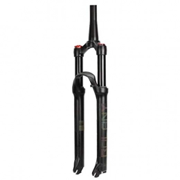 LIMQ Spares MTB Tapered Air Suspension Fork 26 Inch 27.5 Inch 29 Inch Remote Lock Out Bike Fork Travel: 120mm 1-1 / 8" Black, Shouldercontrol-29INCH