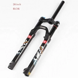 MZP Spares MZP 26" / 27.5" / 29" Bicycle Air Fork- MTB Suspension Fork Smart Lock Out Damping Adjust Bike Front Fork 1-1 / 8" Disc Brake (Color : D, Size : 27.5inch)