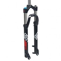 MZP Mountain Bike Fork MZP 26 Inch Snow hydraulic front fork, Off-road bicycle shock Front fork stroke: 100mm (Color : Black, Size : 26inch)