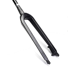 MZP Spares MZP Cycling Fork 26 / 27.5 / 29 Inch Ultra-light Carbon Fiber MTB Bike Disc Brake Rigid Front Fork (Color : Matte black, Size : 26inch)