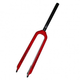 MZP Spares MZP Full Carbon Fiber MTB Front Fork 1-1 / 8" 26 / 27.5 / 29 Inch Mountain Cycling Fork Disc / V- Brake (Color : Red, Size : 29inch)