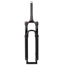MZP Spares MZP MTB Bike Air Fork 26 / 27.5 / 29 Inch Double Air Chamber Fork Bicycle Shock Absorber ABS Lock 1-1 / 8" QR Disc Brake 1720g (Color : Black-B, Size : 26inch)