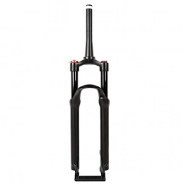 MZP Spares MZP MTB Bike Air Fork 26 / 27.5 / 29 Inch Double Air Chamber Fork Bicycle Shock Absorber ABS Lock 1-1 / 8" QR Disc Brake 1720g (Color : Black-B, Size : 27.5inch)