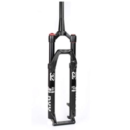 MZPWJD Mountain Bike Fork MZPWJD MTB Fork 27.5in / 29in Cycling Suspension 32 Bike Front Fork Bicycle Air Shock Absorber Cone Tube Fork RL / HL Travel 105mm QR (Color : HL-Silver, Size : 27.5in)