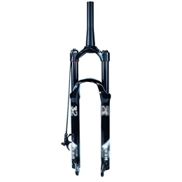 N / E Spares N / E Bike Air Fat Fork, Mountain Bike Front Fork，26 / 27.5 / 29 inch Air Mountain Bike Suspension Fork Suspension MTB Gas Fork 100mm Travel Straight / Tapered Tube Bicycle Front Fork