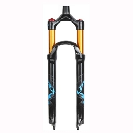NaHaia Spares NaHaia 26 / 27.5 / 29 Inch MTB Bicycle Magnesium Alloy And Aluminum Alloy Suspension Fork, Shoulder Control Shock Absorber Air Fork Straight / Tapered