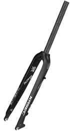 NaHaia Spares NaHaia 26" 27.5" 29" MTB Fork Full Carbon Fiber High Toughness Beautiful and Generous Mountain Bike Straight Tube Fork, Head Tube Specification: 1-1 / 8"(28.6Mm)