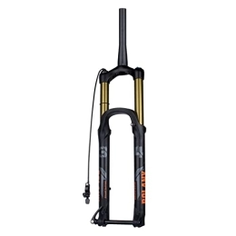 NaHaia Spares NaHaia 27.5 29 Inch MTB Air Suspension Fork Rebound Adjust Travel 175mm 1-1 / 2" Tapered Tube Mountain Bike Front Forks Boost Thru Axle 15 * 110mm Magnesium +Aluminum Alloy