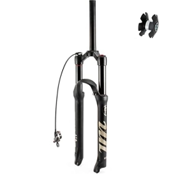 NaHaia Mountain Bike Fork NaHaia Bike Air Front Forks, 26 / 27.5 / 29" With Scale 120mm Travel Ultralight Gas Shock Absorber Magnesium Alloy Mountain Bike Fork Accessories