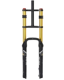 NaHaia Spares NaHaia Bike Suspension Forks [US Stock] Mountain Bike Suspension Fork BMX Fat Bike Forks 26 4.0 E-Bike Air Front Fork Straight 1-1 / 8 MTB Disc Brake Bicycle 170mm Travel 2850g