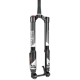 NaHaia Spares NaHaia DH MTB Air Fork 26'' Downhill Mountain Bike Inverted Suspension Fork Travel 120mm Tapered Fork Adjustable Rebound Thru Axle Boost 15x110mm Manual Lockout