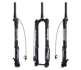 NaHaia Spares NaHaia Downhill Mountain Bike Suspension Fork, DH Inverted Air Fork Travel 150mm Adjustable Rebound Tapered Front Fork Thru Axle 15x110mm Accessories