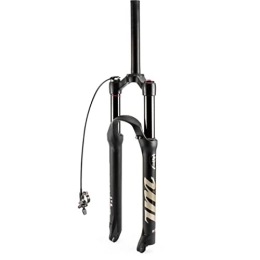 NaHaia Spares NaHaia Magnesium Alloy Mountain Bike Fork, 26 / 27.5 / 29in with Rebound Adjustment 1-1 / 8" Air Supension Front Fork 100mm Travel Accessories