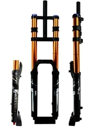 NaHaia Spares NaHaia MTB Double Shoulder Shock Fork Bicycle Air Fork 27.5 / 29" Barrel Axle 15 * 110 Travel Tube 36 Vertical Tube OD 28.6 Stroke 165MM, Open Gear 15 * 110MM