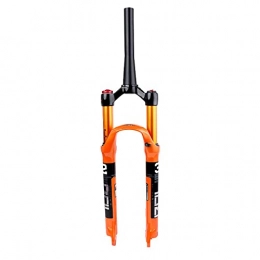 NEHARO Spares NEHARO Suspension Fork 26 / 27.5 / 29 Inch MTB Bicycle Suspension Fork Tapered Steerer Front Fork Orange for Mountain Bicycle (Color : Orange, Size : 27.5 inch)