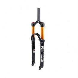 NEHARO Spares NEHARO Suspension Fork Mountain bike 26 / 27.5 / 29 Inch Air Suspension Fork Straight Steerer Front Fork for Mountain Bicycle (Color : Black, Size : 26 inch)