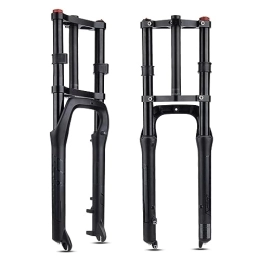 NESLIN Spares NESLIN Mountain bike fork, with adjustable damping system, suitable for mountain bike / XC / ATV, 20in-Noir