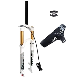 NESLIN Spares NESLIN Mountain bike fork, with adjustable damping system, suitable for mountain bike / XC / ATV, 26 inches-Straight Remote Lock