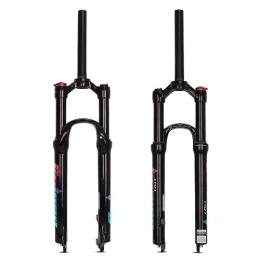 NESLIN Spares NESLIN Mountain bike fork, with adjustable damping system, suitable for mountain bike / XC / ATV, 26in-Noir