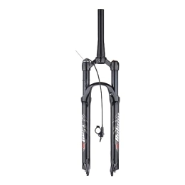 NESLIN Spares NESLIN Mountain bike fork, with adjustable damping system, suitable for mountain bike / XC / ATV, 26IN-Tapered-remote-black