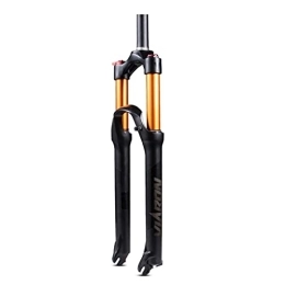 NESLIN Mountain Bike Fork NESLIN Mountain bike fork, with adjustable damping system, suitable for mountain bike / XC / ATV, 27.5-Gold Straight Manual lockout
