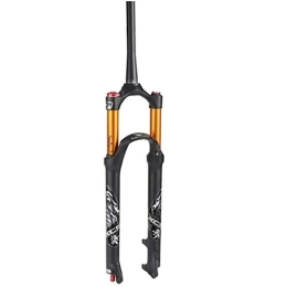 NESLIN Mountain Bike Fork NESLIN Mountain bike fork, with adjustable damping system, suitable for mountain bike / XC / ATV, 27.5-Gold Tapered Manual lockout