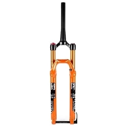 NESLIN Spares NESLIN Mountain bike fork, with adjustable damping system, suitable for mountain bike / XC / ATV, 27.5-Orange Tapered Manual lockout