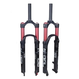 NESLIN Spares NESLIN Mountain bike fork, with adjustable damping system, suitable for mountain bike / XC / ATV, 27.5-Rosso