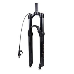 NESLIN Spares NESLIN Mountain bike fork, with adjustable damping system, suitable for mountain bike / XC / ATV, 29-Black Straight Remote lockout