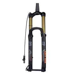 NESLIN Spares NESLIN Mountain bike fork, with adjustable damping system, suitable for mountain bike / XC / ATV, 29-Gold Tube