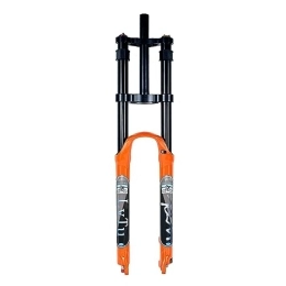 NESLIN Spares NESLIN Mountain bike fork, with adjustable damping system, suitable for mountain bike / XC / ATV, 29 inch-Orange