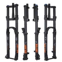 NESLIN Mountain Bike Fork NESLIN Mountain bike fork, with adjustable damping system, suitable for mountain bike / XC / ATV, 29in-Droit-or