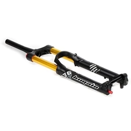 NESLIN Mountain Bike Fork NESLIN Mountain bike fork, with adjustable damping system, suitable for mountain bike / XC / ATV, Gold-27.5inch