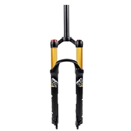 NESLIN Spares NESLIN Mountain bike fork, with adjustable damping system, suitable for mountain bike / XC / ATV, Gold hand-29in