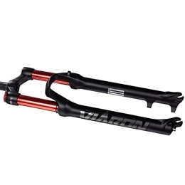 NEZIAN Spares NEZIAN 26 / 27.5 / 29 Inch Front Suspension Fork Mountain Bike Straight Tube 28.6mm Travel 100mm Cycling Accessories Shoulder Control (Color : Red, Size : 27.5 inch)