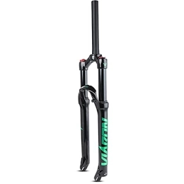 NEZIAN Mountain Bike Fork NEZIAN 26 / 27.5 / 29 Inch Front Suspension Fork Mountain Bike Travel 100mm Disc Brake Aluminum Alloy Cycling Accessories Shoulder Control (Color : Green, Size : 29 inch)