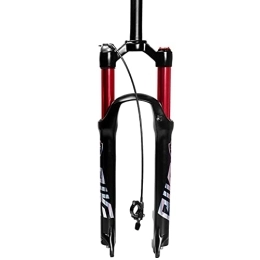 NEZIAN Mountain Bike Fork NEZIAN 26 / 27.5 / 29 Inch Mountain Bicycle Suspension Forks Travel 100mm A Disc Brake QR 9mm Cycling Accessories (Color : Black, Size : 27.5 inch)