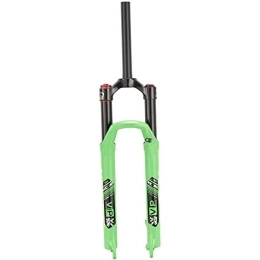 NEZIAN Spares NEZIAN 26 / 27.5 / 29 Inch Mountain Bike Front Suspension Fork Air Travel 120mm Cycling Accessories A Disc Brake Aluminum Magnesium Alloy (Color : Green, Size : 29 inch)