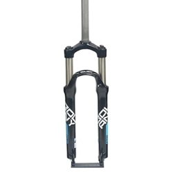 NEZIAN Mountain Bike Fork NEZIAN 26 27.5 29 Inch Mountain Bike Suspension Fork MTB Bicycle Front Fork Ultralight Aluminum Alloy Straight Tube QR 9mm Travel 105mm Manual Lockout (Color : Blue, Size : 29inch)