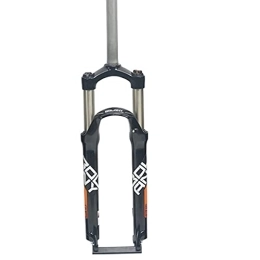 NEZIAN Spares NEZIAN 26 27.5 29inch Mountain Bike Front Suspension Fork Travel 80mm QR 9mm Straight Tube 28.6mm Disc Brake Shoulder Control Bicycle Accessories (Color : Orange, Size : 27.5 inch)
