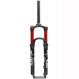 NEZIAN Mountain Bike Fork NEZIAN 26 27.5 29inch Suspension Fork Mountain Bike Travel 100mm Aluminum Alloy Disc Brake Double Chamber Bicycle Accessories (Size : 27.5inch)