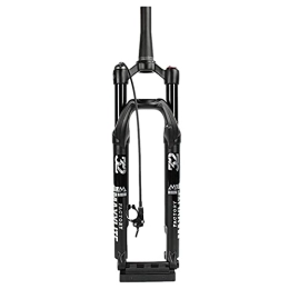 NEZIAN Mountain Bike Fork NEZIAN 27.5 / 29 Inch Mountain Bike Front Forks Air Damping Tortoise And Hare Rebound 110x15mm Travel 100mm Cycling Accessories (Size : 27.5 inch)