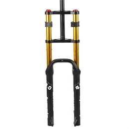 NEZIAN Mountain Bike Fork NEZIAN Bicycle Suspension Front Fork 26 Inch 170mm Travel QR For 4.0" Fat Tire MTB Electric Bicycle Disc Brake Air Shock Absorber 1-1 / 8 Steerer